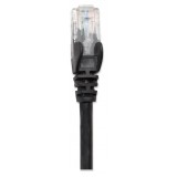 Cavo di rete Patch CCA Cat. 5e Nero UTP 0,5 mt