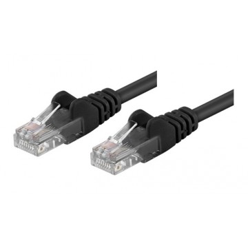 Cavo di rete Patch CCA Cat. 5e Nero UTP 5 mt