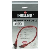 Cavo di rete Patch in Rame Cat. 6 Rosso UTP 0,3 mt