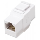 Accoppiatore RJ45 F/F UTP Cat6 Keystone Bianco