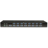 KVM Switch 16 porte combo USB + PS/2, OSD