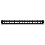 Pannello Patch Modulare 24 posti 1 HE Nero