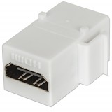 Adattatore HDMI F/F Tipo A per Pannelli Patch Bianco