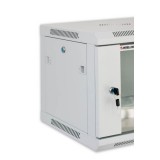 Armadio Rack 19'' a muro 6 unit&agrave; sezione unica prof. 600mm Grigio