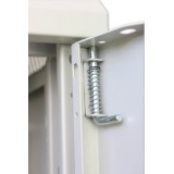 Armadio Rack 19'' a muro 20 unit&agrave; sezione unica prof. 450mm Grigio
