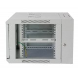 Armadio Rack 19'' a muro 15 unit&agrave; due sezioni Grigio