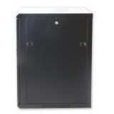 Armadio Rack 19'' a muro 20 unit&agrave; sezione unica prof. 450mm Nero