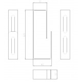 Passacavi per Armadi Rack Grigio