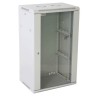 Armadio Rack 19'' a muro 20 unit&agrave; sezione unica prof. 600mm Grigio