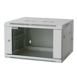 Armadio Rack 19'' a muro 9 unit&agrave; due sezioni Grigio