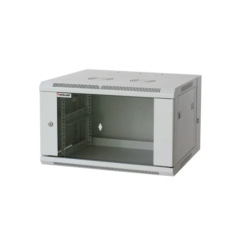 Armadio Rack 19'' a muro 9 unit&agrave; due sezioni Grigio