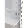 Armadio Rack 19'' a muro 9 unit&agrave; due sezioni Grigio