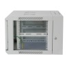 Armadio Rack 19'' a muro 9 unit&agrave; due sezioni Grigio
