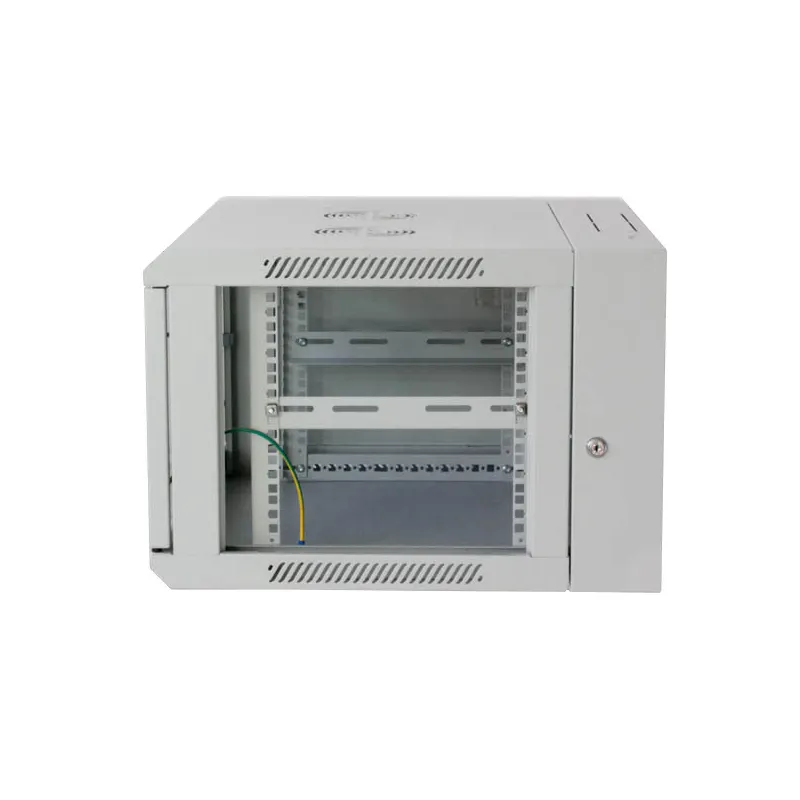 Armadio Rack 19'' a muro 9 unit&agrave; due sezioni Grigio