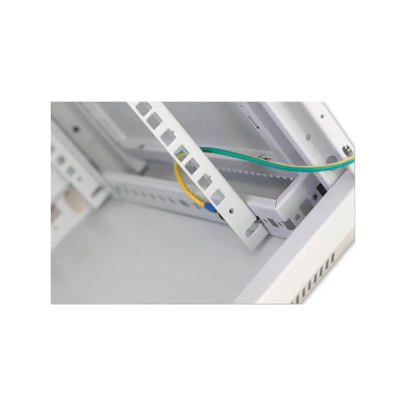 Armadio Rack 19'' a muro 9 unit&agrave; due sezioni Grigio