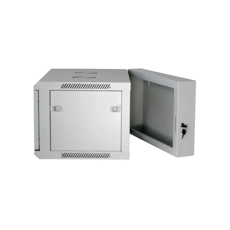 Armadio Rack 19'' a muro 9 unit&agrave; due sezioni Grigio