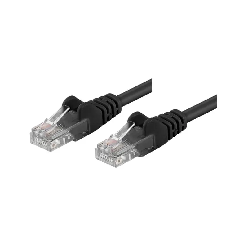 Cavo di rete Patch CCA Cat. 5e Nero UTP 1,5 m