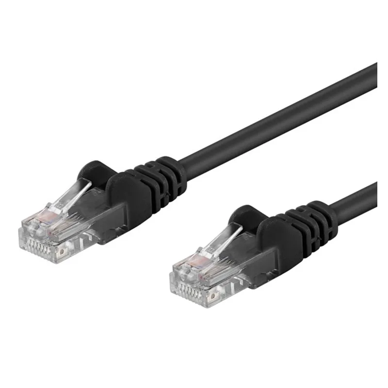 Cavo di rete Patch CCA Cat. 6 Nero UTP 0,25 m