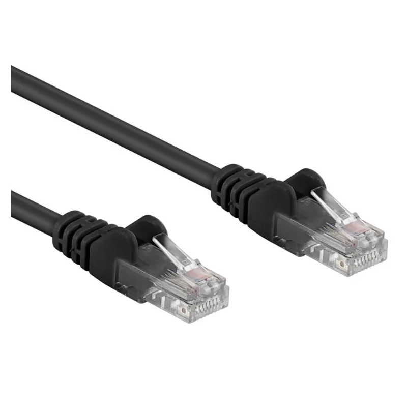 Cavo di rete Patch CCA Cat. 6 Nero UTP 0,25 m