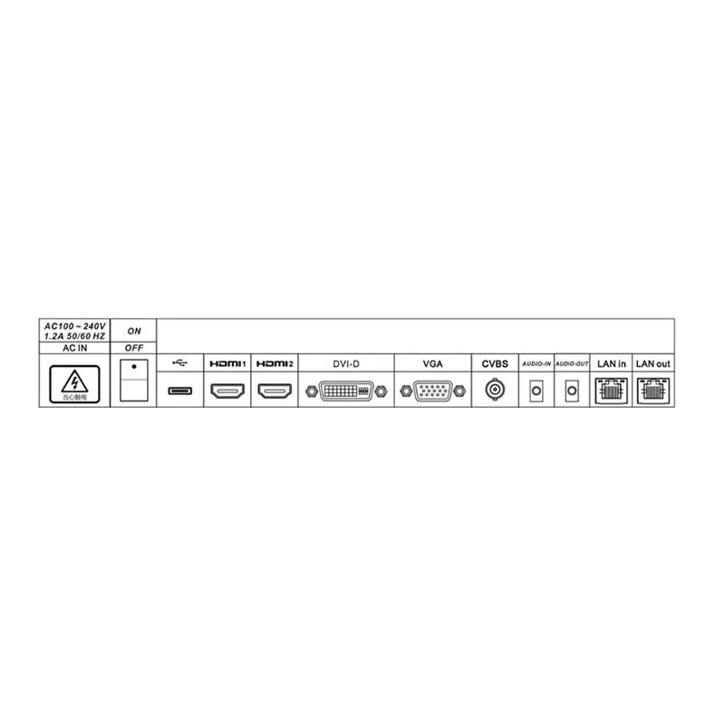 Dahua DHL49-4K monitor wide 49" UHD