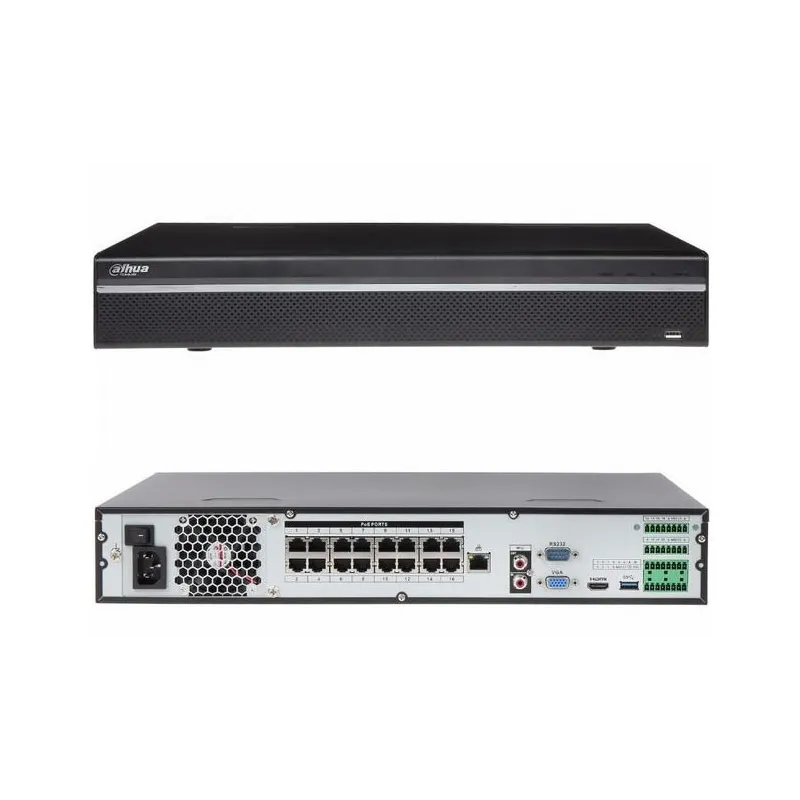 Dahua NVR IP 16 canali 16 porte PoE