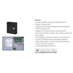 Dahua  two door access controller rs-485 lan with metal box and power supply