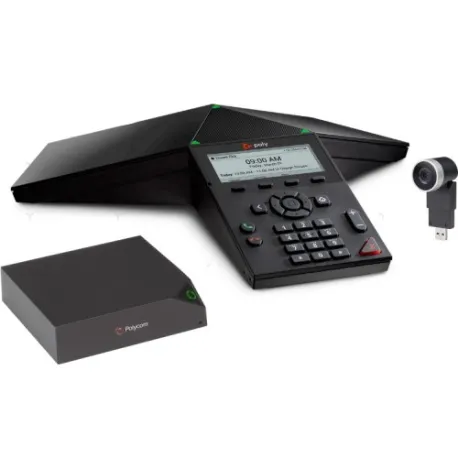 Poly VC Trio 8300 Collaboration Kit. Incl. Trio 8300 PoE, Visual+, EagleEye Mini, Ethernet (2.1m/4.5m/7.6m), 2m USB, 1.8m HDMI, 