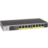 Netgear - Switch Unmanaged Gigabit a 8 porte 10/100/1000Mbps tutte Poe+ - Budget PoE di default di 60W – Budget PoE flessibile t