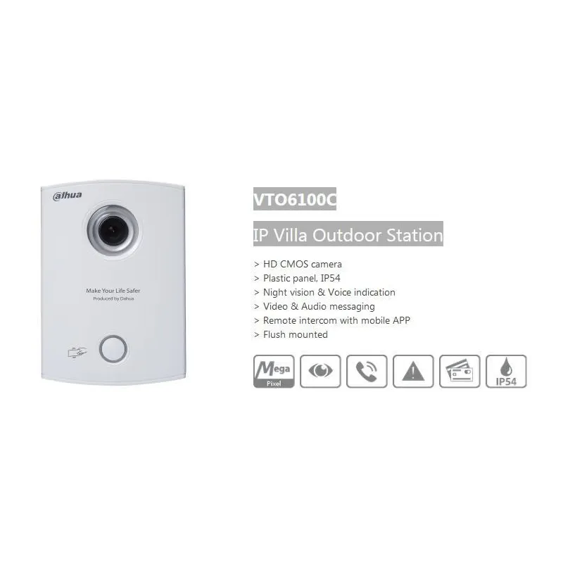 Dahua VTO6100C IP videocitofono SIP Villa Outdoor