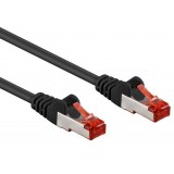 Cavo di rete Patch in rame Cat. 6 Nero SFTP LSZH 1m