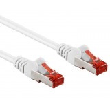 Cavo di rete Patch in rame Cat. 6 Bianco SFTP LSZH 0,5m