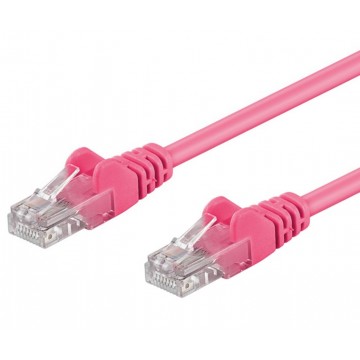 Cavo di rete Patch CCA Cat. 6 Rosa UTP 5 m