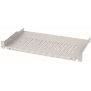 Mensola per Rack 19'' 250 mm 1U Grigia 2 punti