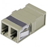 Adattatore a Bussola Keystone LC Duplex Multimodale Beige