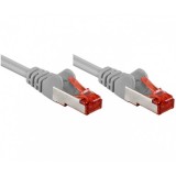 Cavo di rete Patch in rame Cat. 6 Grigio SFTP LSZH 7,5m