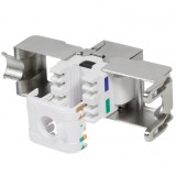 Frutto Keystone RJ45 Cat6A 10Gigabit STP 180&deg; Toolless