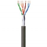 Matassa F/UTP Cavo Cat.5E CCA 100m Flessibile da Esterno Nero