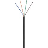 Matassa U/UTP Cavo Cat.5E CCA 100m Flessibile da Esterno Nero