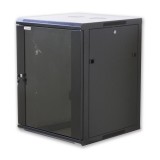 Armadio Rack 19'' a muro 12 unit&agrave; sezione unica prof. 600mm Nero