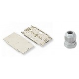 Cassetto Ottico 19'' con 12 bussole LC Duplex Multimodale Nero