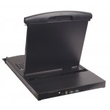Console KVM USB/PS2 con LCD 17'' da Rack 19'' Dual Rail
