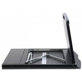 Console KVM Switch 8 Porte USB/PS2 con LCD 17'' da Rack 19'' Dual Rail