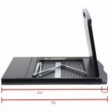 Console KVM Switch 8 Porte USB/PS2 con LCD 17'' da Rack 19'' Dual Rail