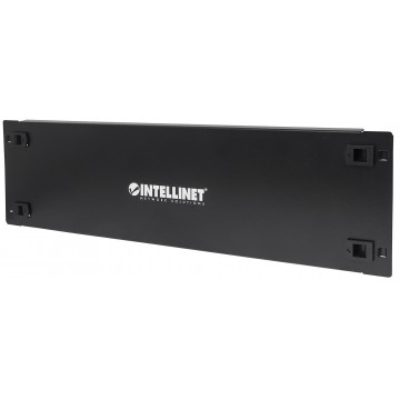 Pannello Cieco Toolless a Clip per Armadi Rack 19'' 3U Nero