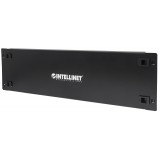 Pannello Cieco Toolless a Clip per Armadi Rack 19'' 3U Nero