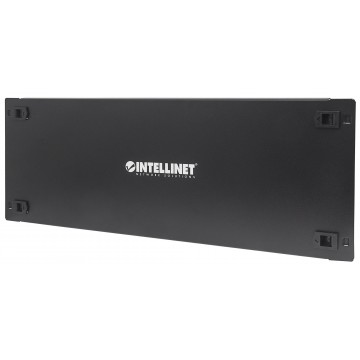 Pannello Cieco Toolless a Clip per Armadi Rack 19'' 4U Nero