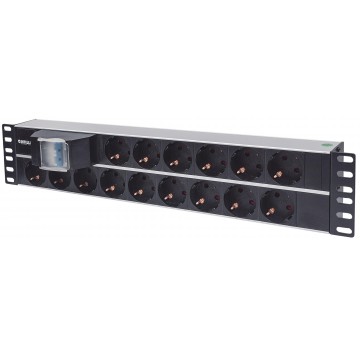 Multipresa 15 Posti da Rack 19'' 2U con Spina Schuko