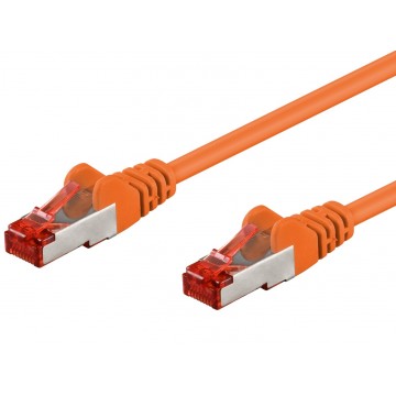 Cavo di rete Patch in rame Cat. 6 Arancione SFTP LSZH 0,5m
