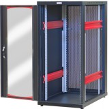 Armadio Server Rack 19'' 600x1000 27 Unita' Nero serie IdealNET