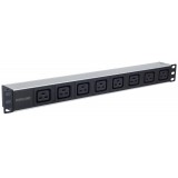 Multipresa montaggio a rack 19'' 1U 8 uscite C19